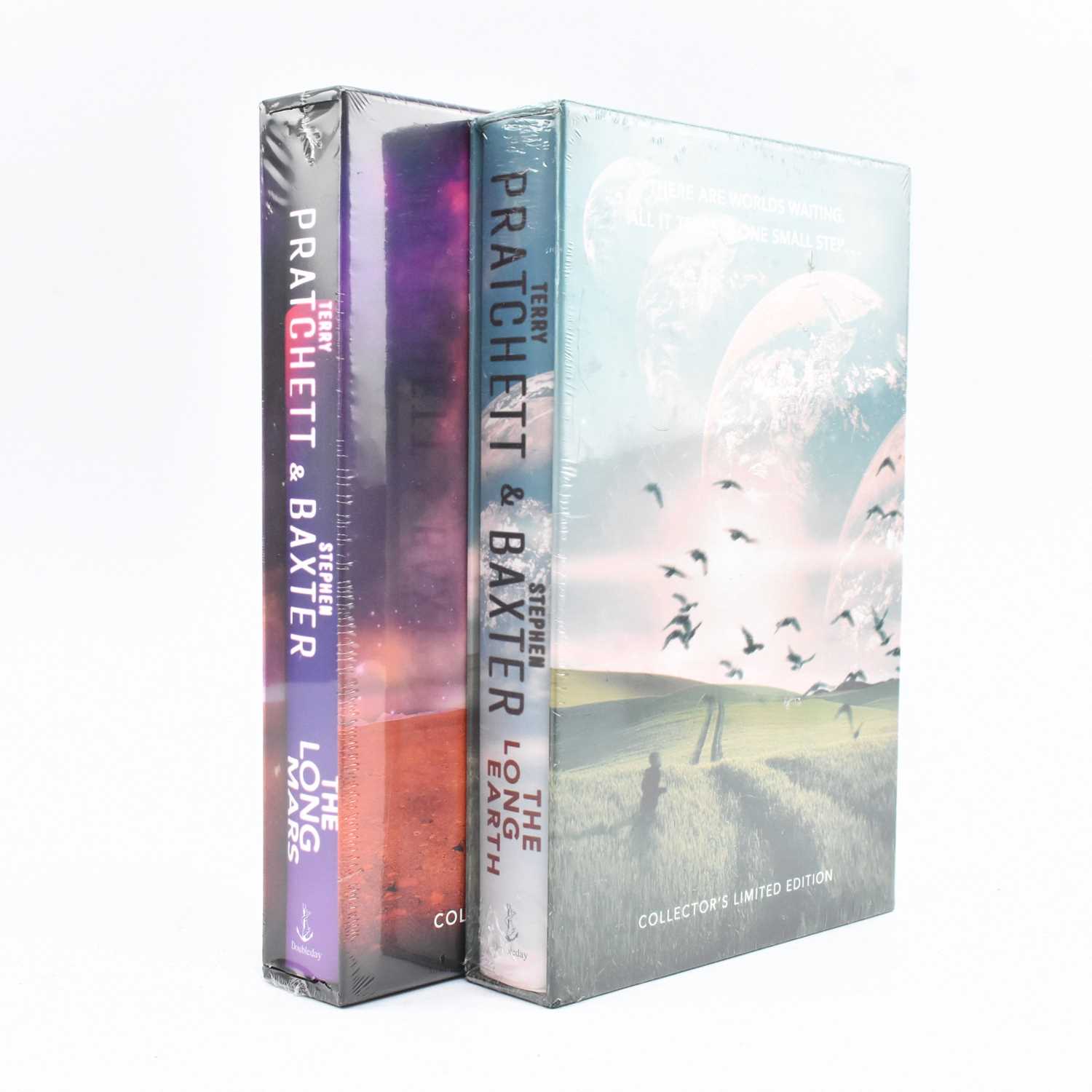 Lot 127 - PRATCHETT, TERRY & BAXTER, STEPHEN. TWO COLLECTOR'S LIMITED EDITIONS FROM THE LONG EARTH SERIES