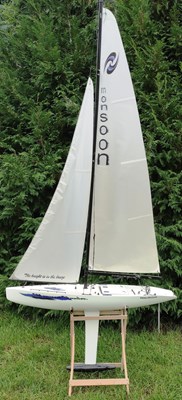 Lot 126 - RC MODELS - NAUTICUS MONSOON RADIO CONTROL MODEL YACHT