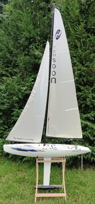 Lot 126 - RC MODELS - NAUTICUS MONSOON RADIO CONTROL MODEL YACHT