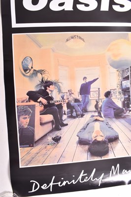 Lot 159 - OASIS - DEFINITELY MAYBE - PROMOTIONAL MUSIC POSTER