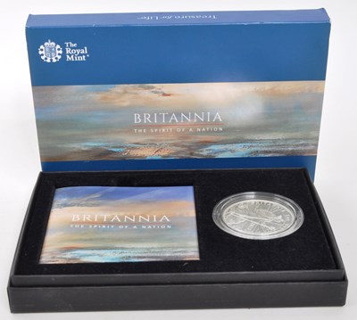 Lot 519 - ROYAL MINT - BRITANNIA ONE OUNCE SILVER COIN