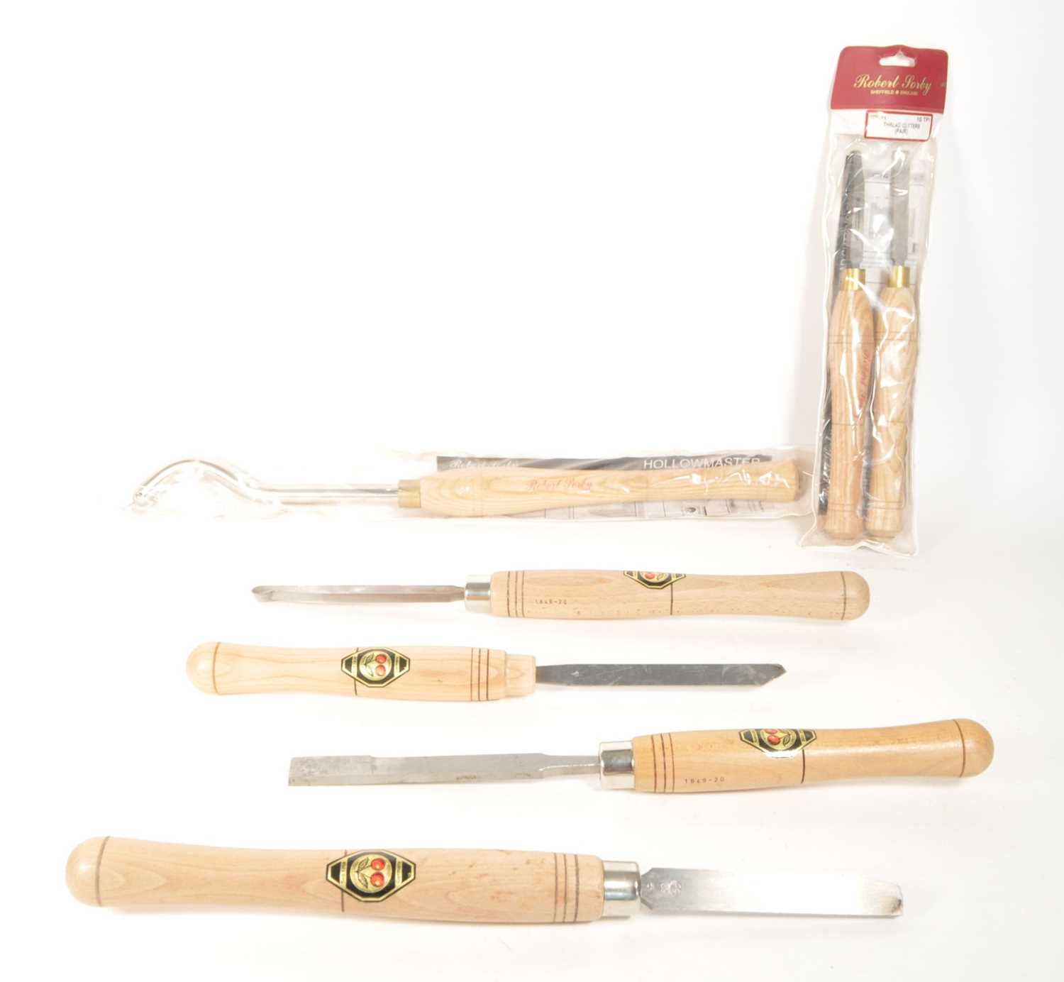Lot 444 - COLLECTION OF GERMAN, ENGLISH WOODWORKING TURNING TOOLS