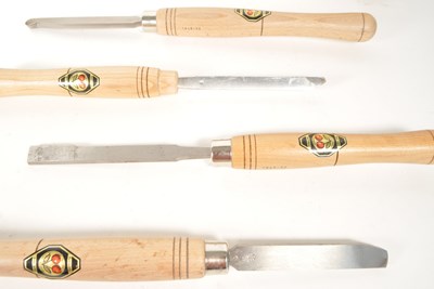 Lot 444 - COLLECTION OF GERMAN, ENGLISH WOODWORKING TURNING TOOLS