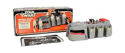 Lot 50 - STAR WARS - ORIGINAL VINTAGE IMPERIAL TROOP TRANSPORTER PLAYSET