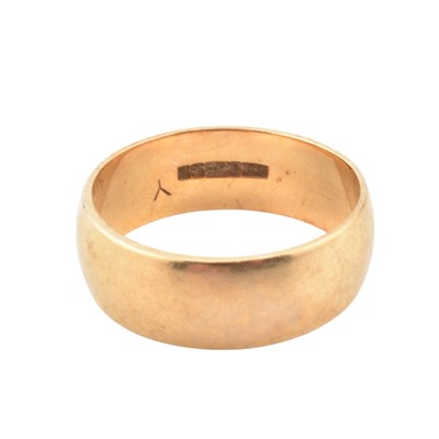 Lot 367 - HALLMARKED 9CT GOLD BAND RING