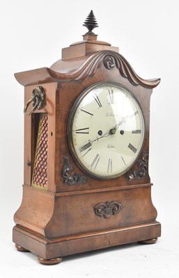 Lot 93 - D. FERRIS, CALNE - 19TH CENTURY MAHOGANY CASED MANTEL CLOCK