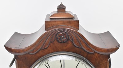 Lot 93 - D. FERRIS, CALNE - 19TH CENTURY MAHOGANY CASED MANTEL CLOCK