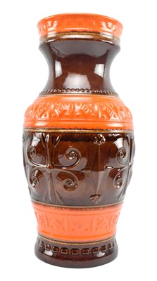 Lot 625 - MID CENTURY LARGE WEST GERMAN POTTERY VASE BY BAY CERAMICS