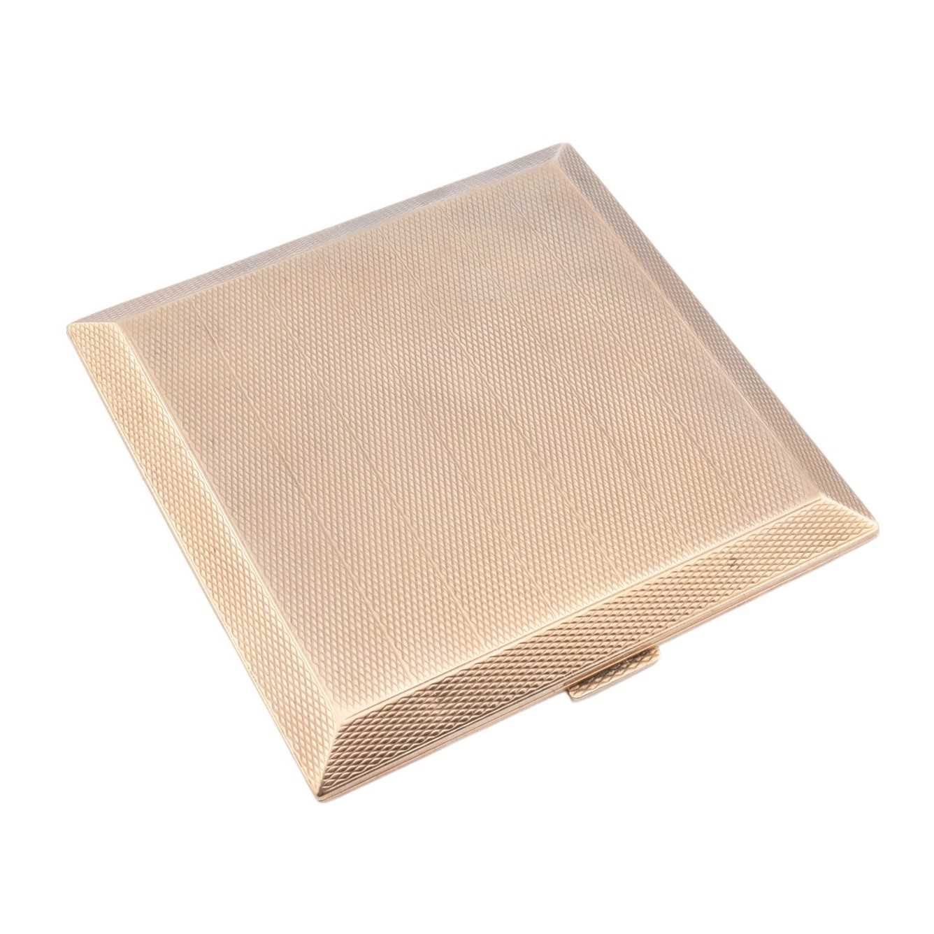 Lot 30 - 1920s HALLMARKED 9CT GOLD CIGARETTE CASE