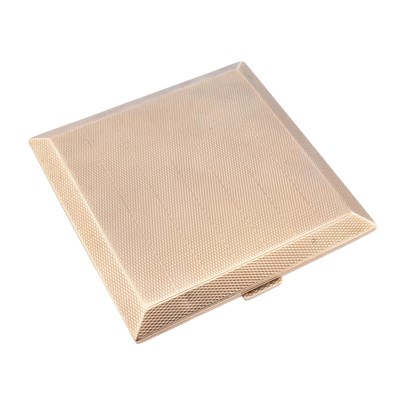 Lot 30 - 1920s HALLMARKED 9CT GOLD CIGARETTE CASE