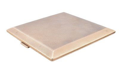Lot 30 - 1920s HALLMARKED 9CT GOLD CIGARETTE CASE