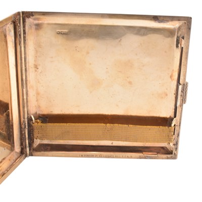 Lot 30 - 1920s HALLMARKED 9CT GOLD CIGARETTE CASE