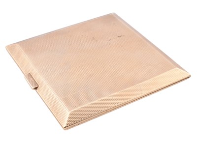 Lot 30 - 1920s HALLMARKED 9CT GOLD CIGARETTE CASE