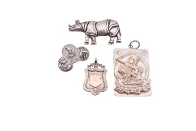 Lot 203 - COLLECTION OF SILVER & WHITE METAL JEWELLERY