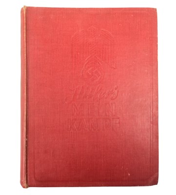 Lot 136 - HITLER, ADOLF. C1939 MEIN KAMPF HUTCHINSON'S ILLUSTRATED EDITION UNEXPURGATED