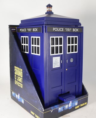 Lot 726 - DR WHO - TWO COLLECTORS EDITION COOKIE JARS & TRASH BIN