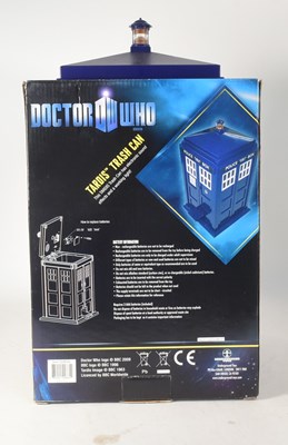 Lot 726 - DR WHO - TWO COLLECTORS EDITION COOKIE JARS & TRASH BIN