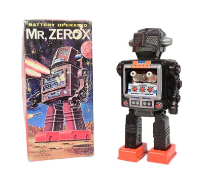 Lot 418 - TINPLATE TOYS - VINTAGE JAPANESE HORIKAWA MR ZEROX ROBOT