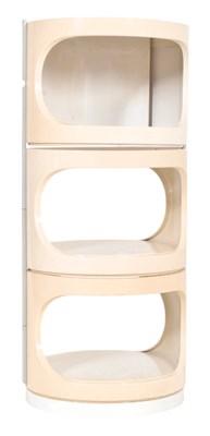 Lot 613 - STYLE OF CASTELLI FOR KARTELL - VINTAGE COMPONIBILI STYLE STORAGE UNIT CABINET