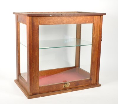 Lot 646 - 20TH CENTURY TABLE TOP HABERDASHERY SHOP DISPLAY CABINET
