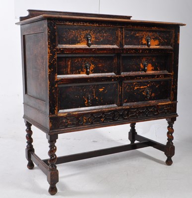Lot 653 - EARLY 20TH CENTURY JACOBEAN REVIVAL CHEST OF DRAWERS