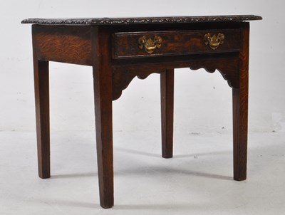 Lot 650 - 19TH CENTURY LOW OAK COFFEE TABLE