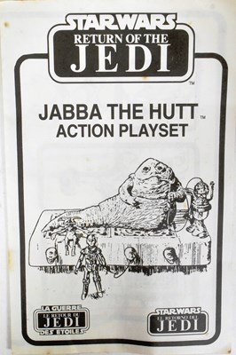Lot 30 - STAR WARS - ORIGINAL VINTAGE KENNER JABBA THE HUTT PLAYSET