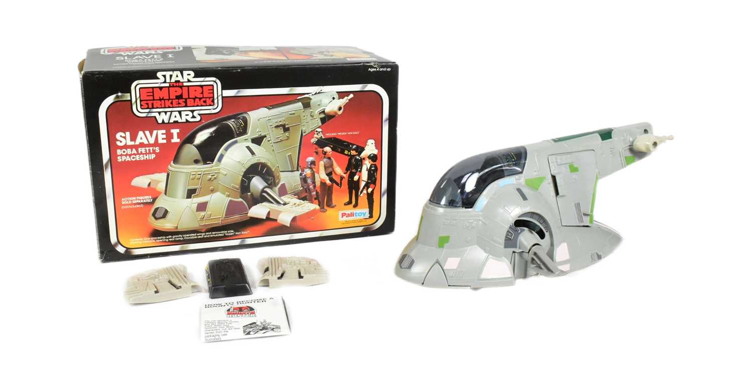 Lot 40 - STAR WARS - ORIGINAL VINTAGE SLAVE 1 ACTION FIGURE PLAYSET