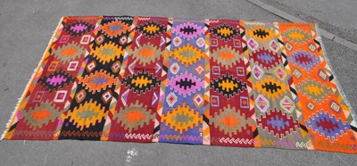 Lot 780a - VINTAGE 20TH CENTURY ANATOLIAN TURKISH KILIM RUG