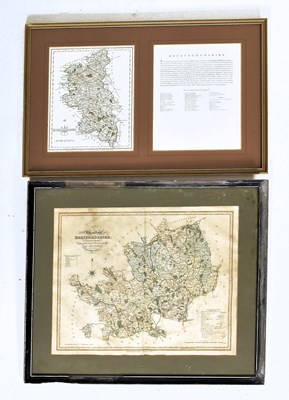 Lot 214 - TWO 18TH CENTURY MAPS OF BUCKINGHAMSHIRE AND HERTFORDSHIRE