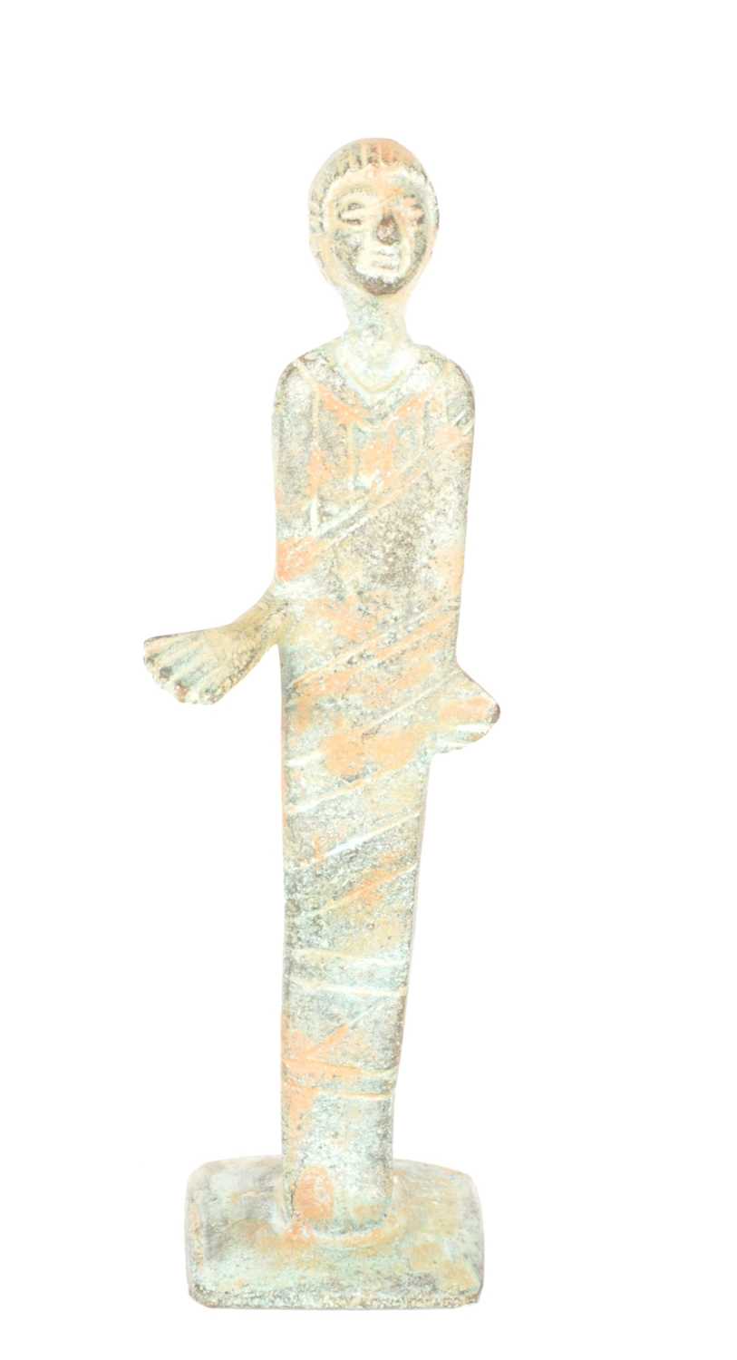 Lot 242 - BRONZE VOTIVE GODDESS DEITY MUMMY FIGURE