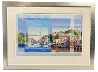 Lot 11 - LES MATHEWS (B. 1946) - HIGH TIDE - SIGNED LIMITED EDITION LITHOGRAPH
