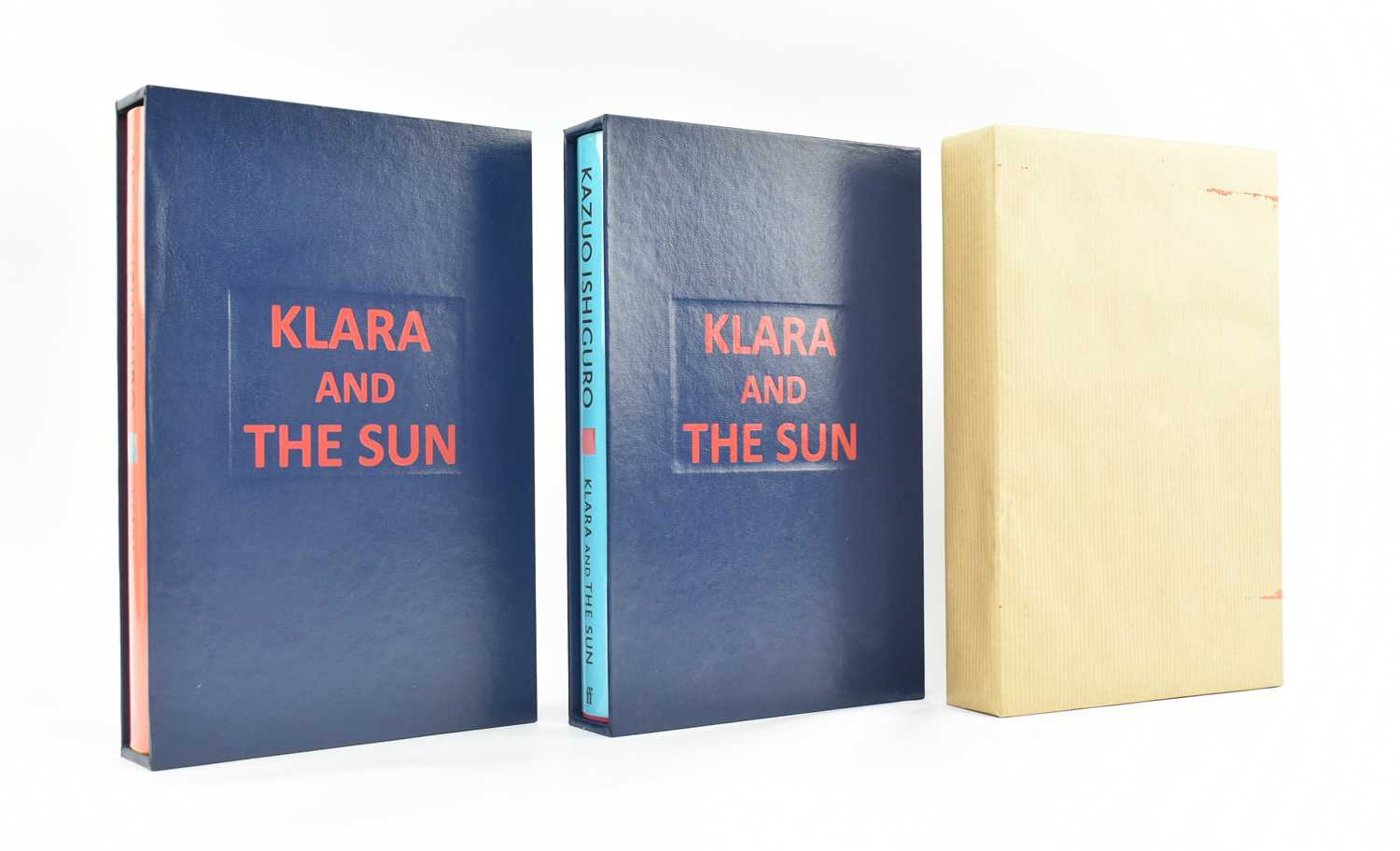 Lot 100 - ISHIGURO, KAZUO. 2021 KLARA AND THE SUN THREE SIGNED FIRST EDITIONS INCL. LIM ED