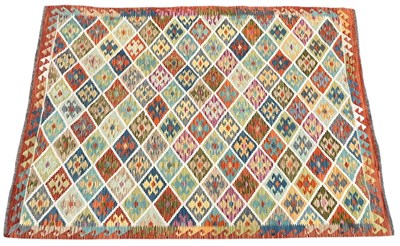 Lot 392 - 20TH CENTURY ANATOLIAN TURKISH KILIM FLOOR CARPET RUG