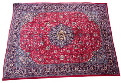Lot 491 - LARGE EARLY 20TH CENTURY NORTH WEST PERSIAN SAROUK CARPET
