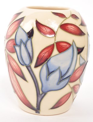 Lot 162 - MOORCROFT POTTERY - CONTEMPORARY CERAMIC BUD / STEM VASE