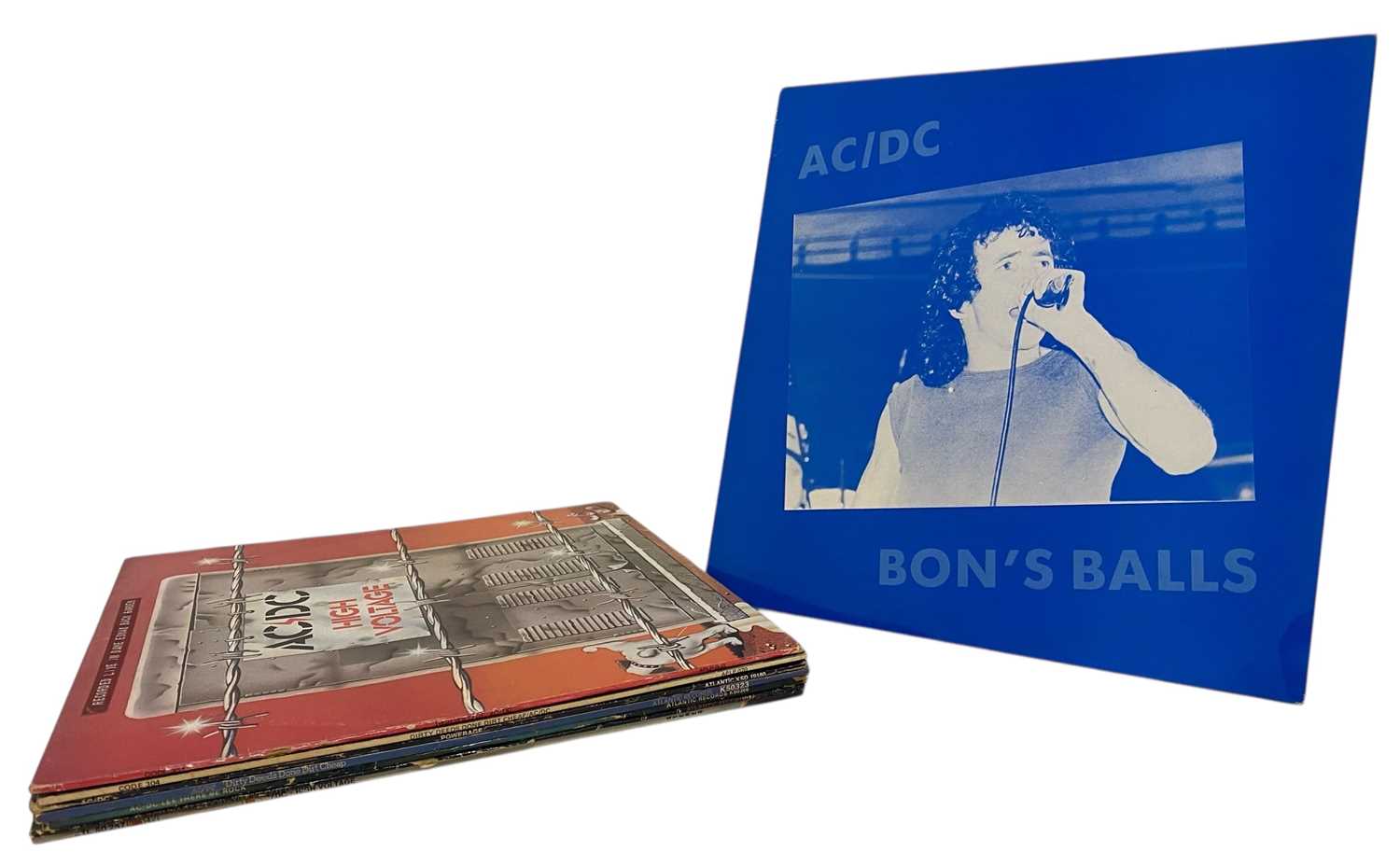 Lot 60 - AC/DC - COLLECTION OF 8 VINYL RECORD ALBUMS