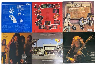 Lot 60 - AC/DC - COLLECTION OF 8 VINYL RECORD ALBUMS