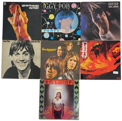Lot 90 - IGGY POP / THE STOOGES - SELECTION OF RECORD ALBUMS