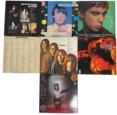 Lot 90 - IGGY POP / THE STOOGES - SELECTION OF RECORD ALBUMS