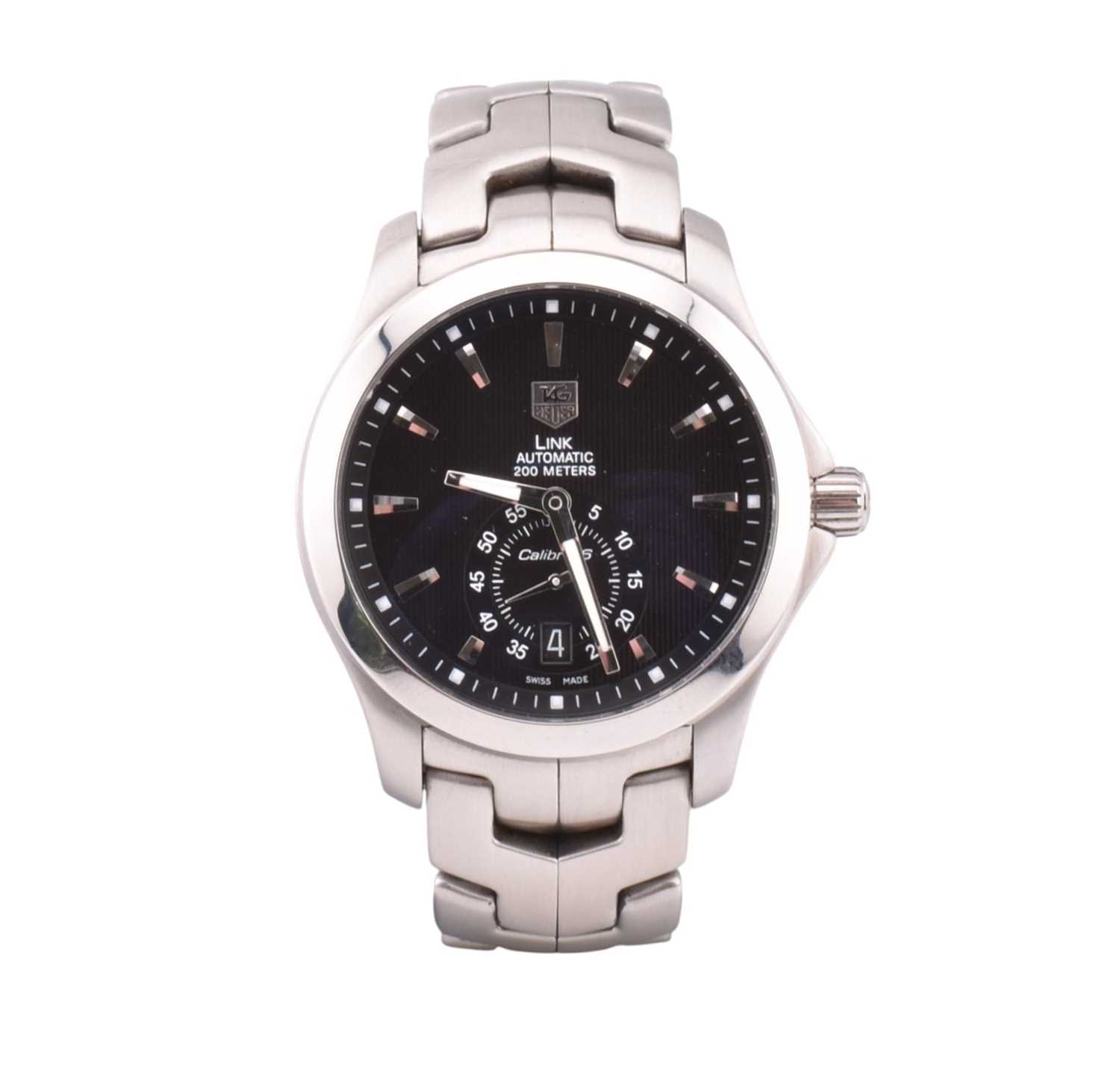 Lot 29 - TAG HEUER CALIBRE 6 LINK AUTOMATIC WRISTWATCH