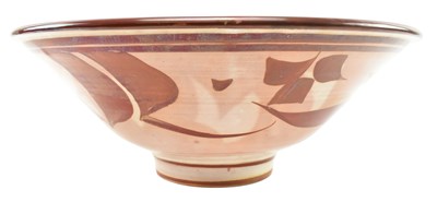 Lot 1 - ALAN CAIGER-SMITH MBE (1930-2020) - ALDERMASTON POTTERY LUSTRE CENTREPIECE BOWL