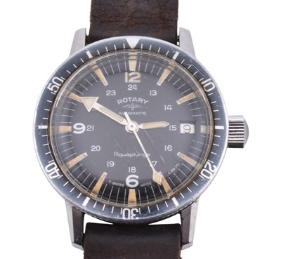 Lot 327 - ROTARY AUTOMATIC AQUAPLUNGE GENTS WRISTWATCH