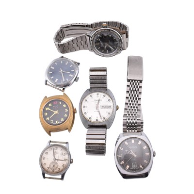 Lot 338 - COLLECTION OF VINTAGE WATCHES - SEKONDA ROSS AVALON SEAWATCH