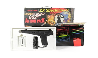 Lot 654 - RETRO GAMING - VINTAGE SINCLAIR ZX SPECTRUM JAMES BOND ACTION PACK