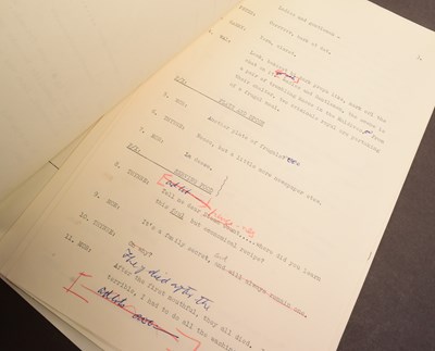 Lot 22 - THE GOON SHOW – BBC COMEDY SHOW 1951-1960 - ORIGINAL RECORDING SCRIPT