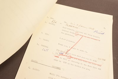Lot 27 - THE GOON SHOW – BBC COMEDY SHOW 1951-1960 - ORIGINAL RECORDING SCRIPT
