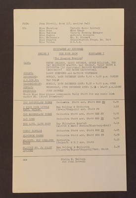 Lot 34 - THE GOON SHOW – BBC COMEDY SHOW 1951-1960 - ORIGINAL RECORDING SCRIPT