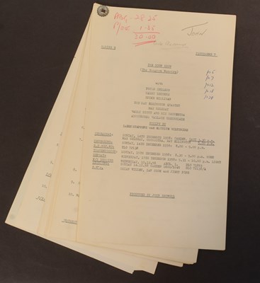 Lot 34 - THE GOON SHOW – BBC COMEDY SHOW 1951-1960 - ORIGINAL RECORDING SCRIPT