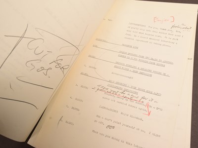 Lot 34 - THE GOON SHOW – BBC COMEDY SHOW 1951-1960 - ORIGINAL RECORDING SCRIPT